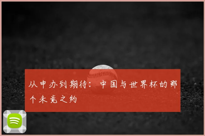 从申办到期待:中国与世界杯的那个未竟之约