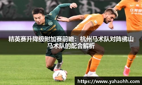 精英赛升降级附加赛前瞻：杭州马术队对阵佛山马术队的配合解析